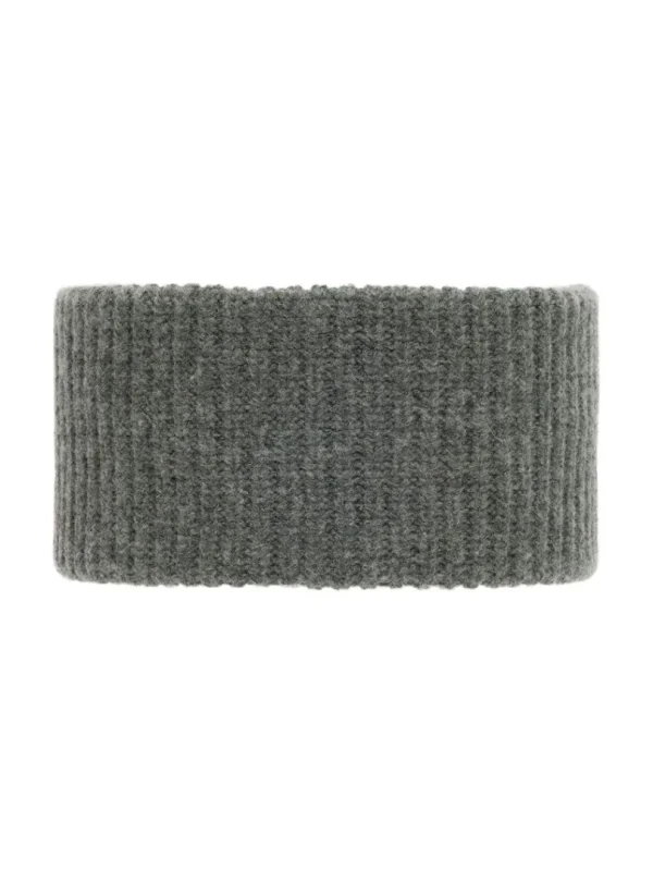 Accessories>SELECTED RIBBET STRIKKET PANDEBÅND Grey