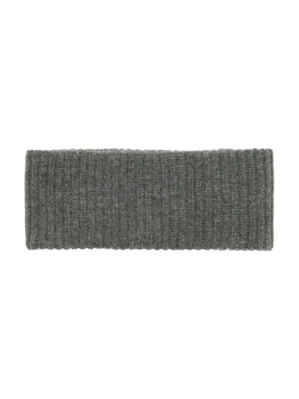 Accessories>SELECTED RIBBET STRIKKET PANDEBÅND Grey