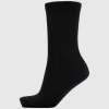 Accessories>SELECTED RIBBET STRØMPER Black