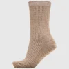 Accessories>SELECTED RIBBET STRØMPER Brown