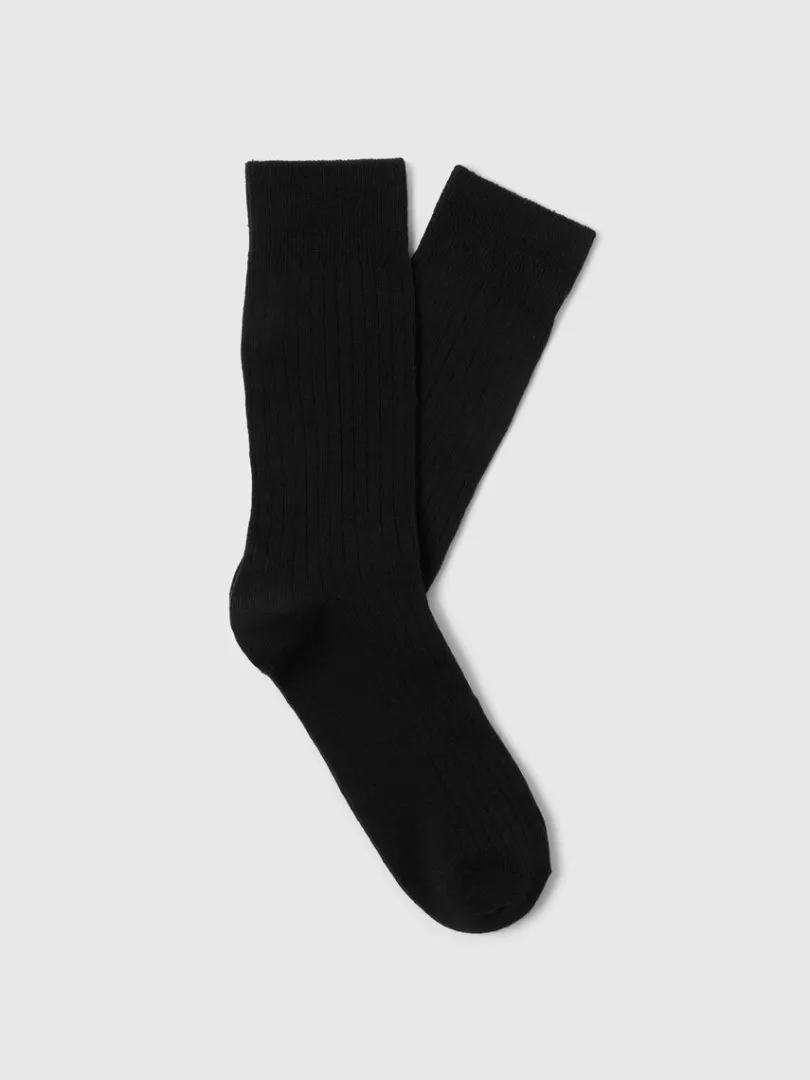 ribbet_strmper_0-6.webp Strømper>SELECTED RIBBET STRØMPER Black