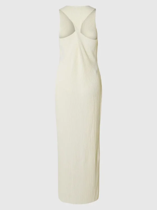 Kjoler>SELECTED ÆRMELØS MAXIKJOLE Beige