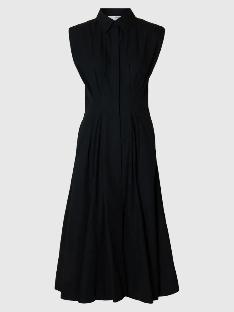 rmels_midikjole_5.webp Kjoler>SELECTED ÆRMELØS MIDIKJOLE Black
