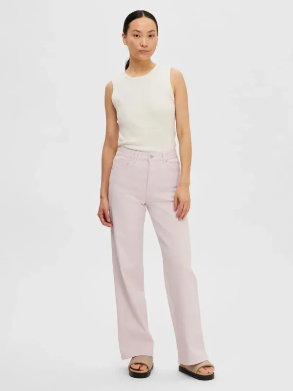 Toppe Og Bluser | Strik>SELECTED ÆRMELØS STRIKKET TOP Beige