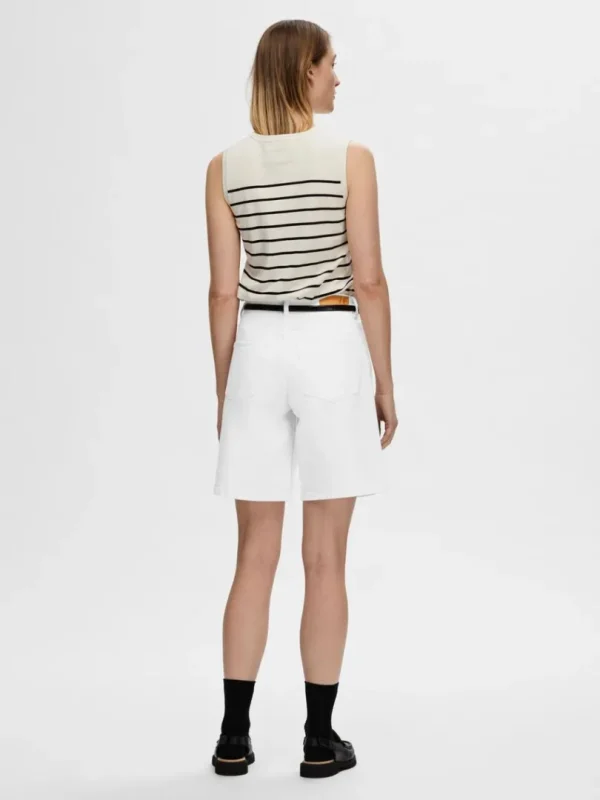 Toppe Og Bluser | Strik>SELECTED ÆRMELØS STRIKKET TOP Beige