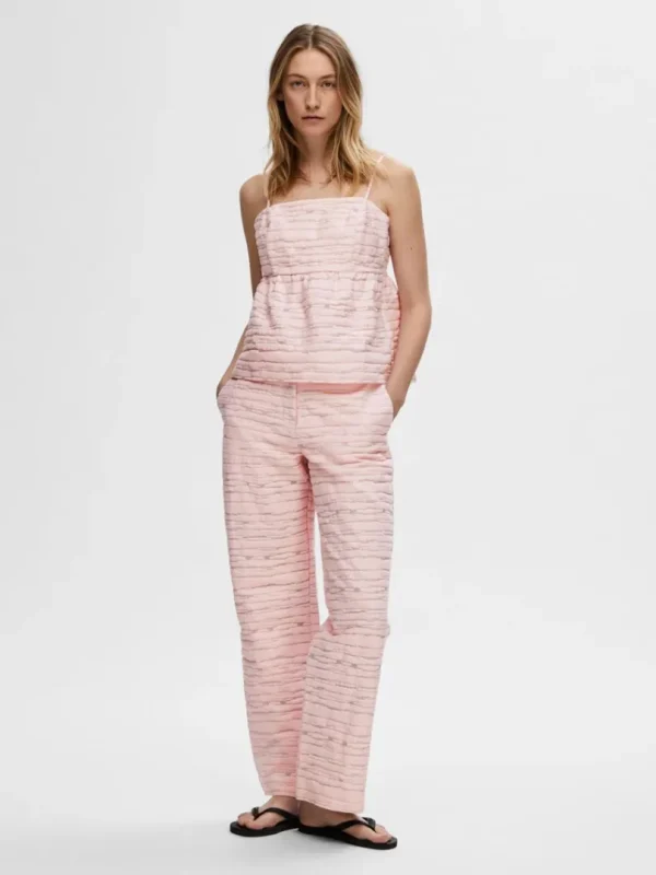 Toppe Og Bluser>SELECTED ÆRMELØS TOP Pink