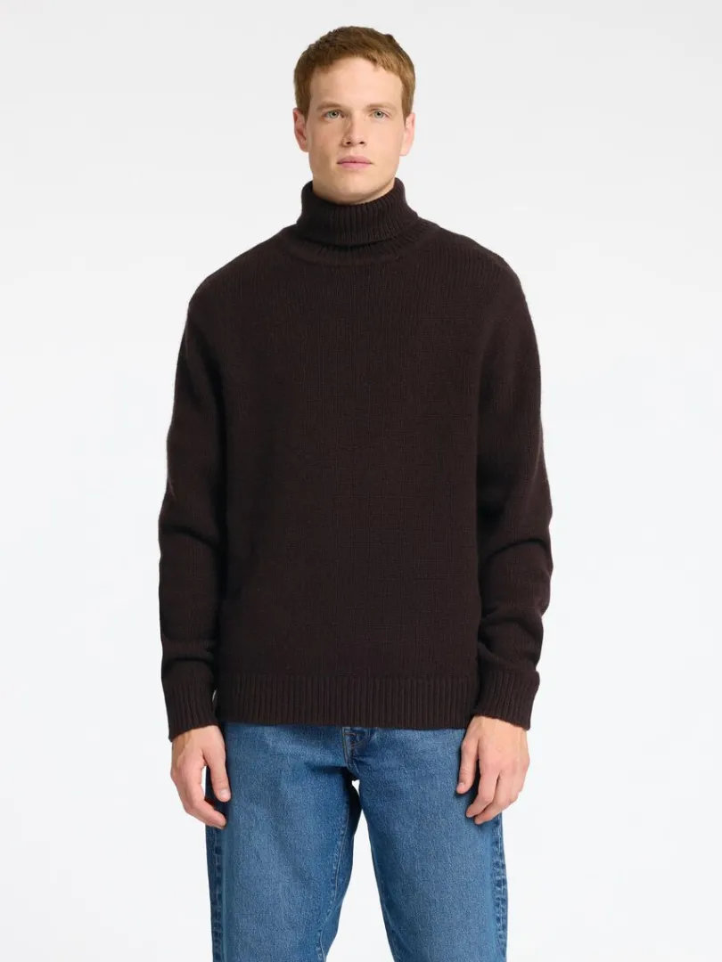 rullekrave_pullover_0-6.webp Strik>SELECTED RULLEKRAVE PULLOVER Brown
