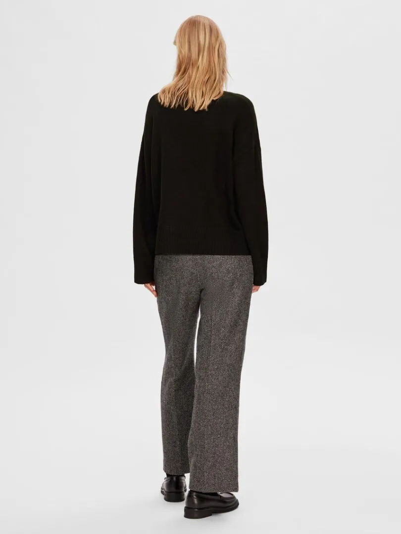 rullekrave_pullover_4-2.webp Strik>SELECTED RULLEKRAVE PULLOVER Black
