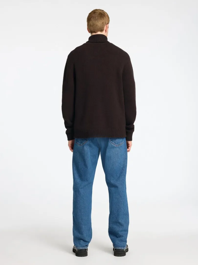 rullekrave_pullover_5-5.webp Strik>SELECTED RULLEKRAVE PULLOVER Brown