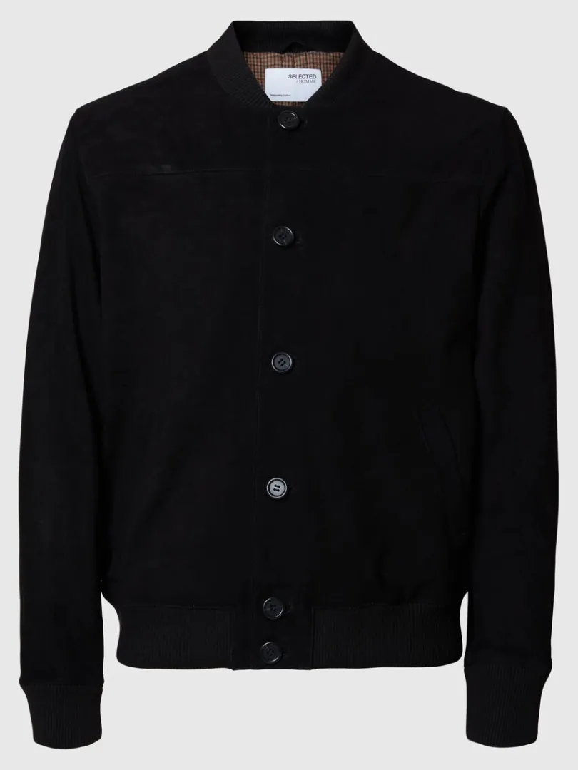 ruskind_bomberjakke_4.webp Overtøj>SELECTED RUSKIND BOMBERJAKKE Black