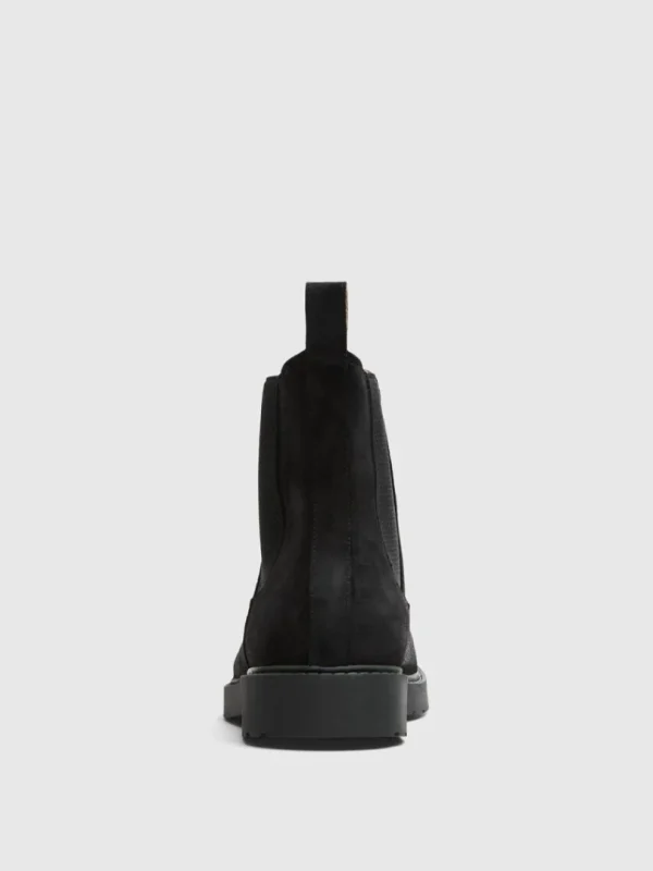 Sko>SELECTED RUSKIND CHELSEA-STØVLER Black