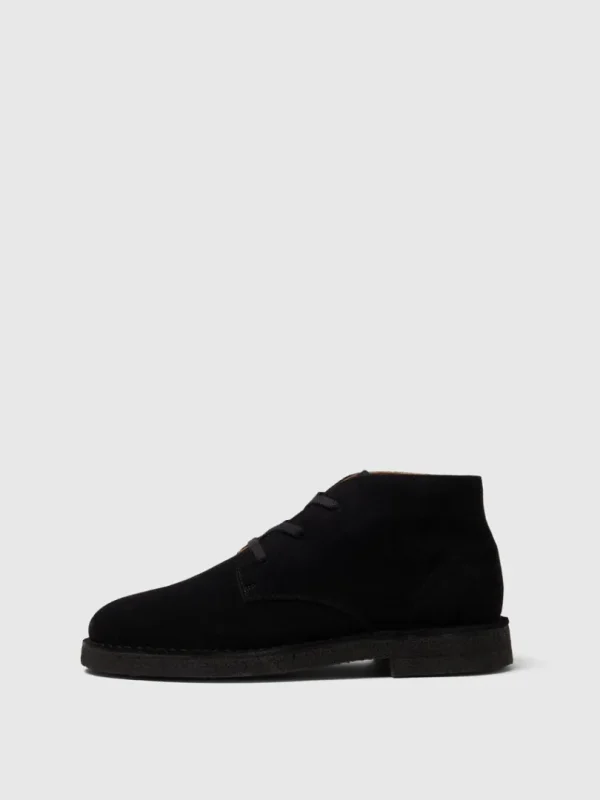 Sko>SELECTED RUSKIND DESERT BOOTS Black