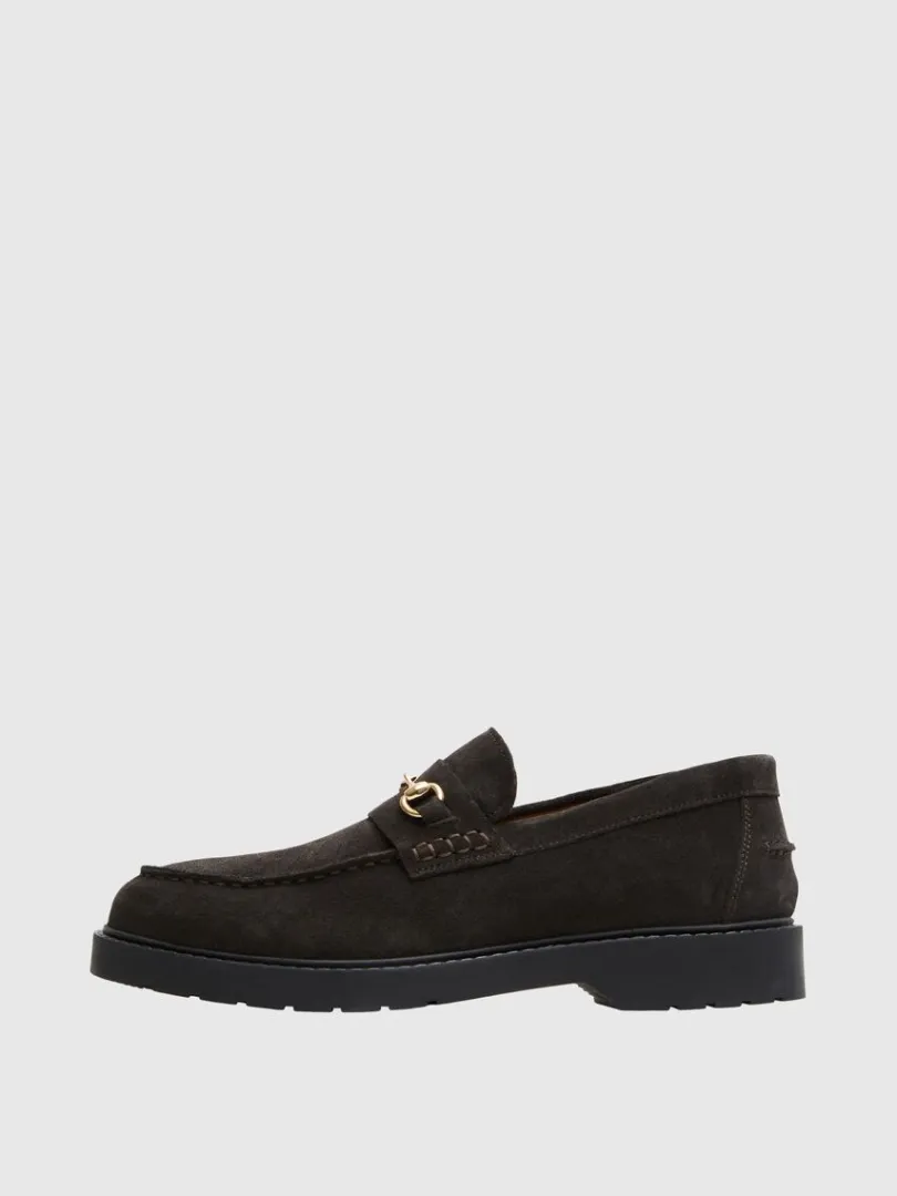 ruskind_horsebit_loafers_0.webp Sko>SELECTED RUSKIND HORSEBIT LOAFERS Brown