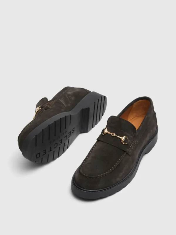 Sko>SELECTED RUSKIND HORSEBIT LOAFERS Brown