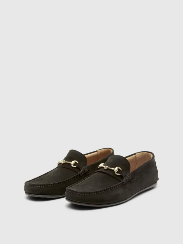 Sko>SELECTED RUSKIND HORSEBIT LOAFERS Black