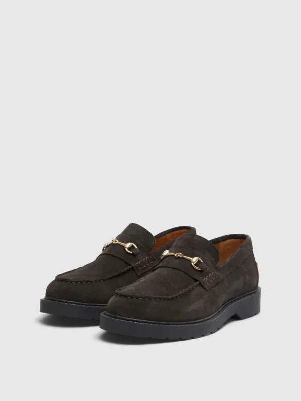 Sko>SELECTED RUSKIND HORSEBIT LOAFERS Brown