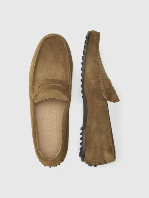 Sko>SELECTED RUSKIND LOAFERS Brown
