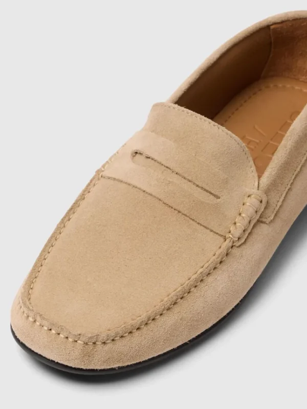 Sko>SELECTED RUSKIND LOAFERS Beige