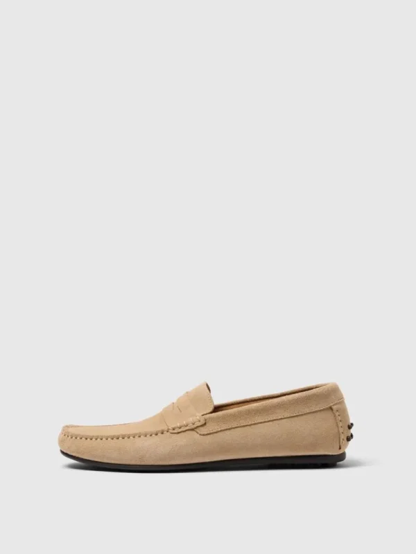 Sko>SELECTED RUSKIND LOAFERS Beige