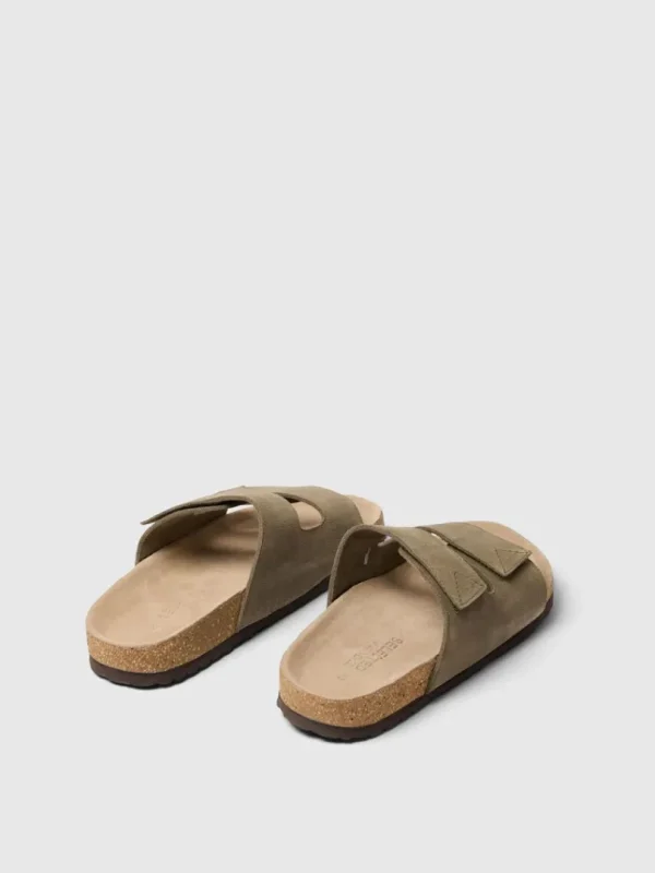 Sko>SELECTED RUSKIND SANDALER Green