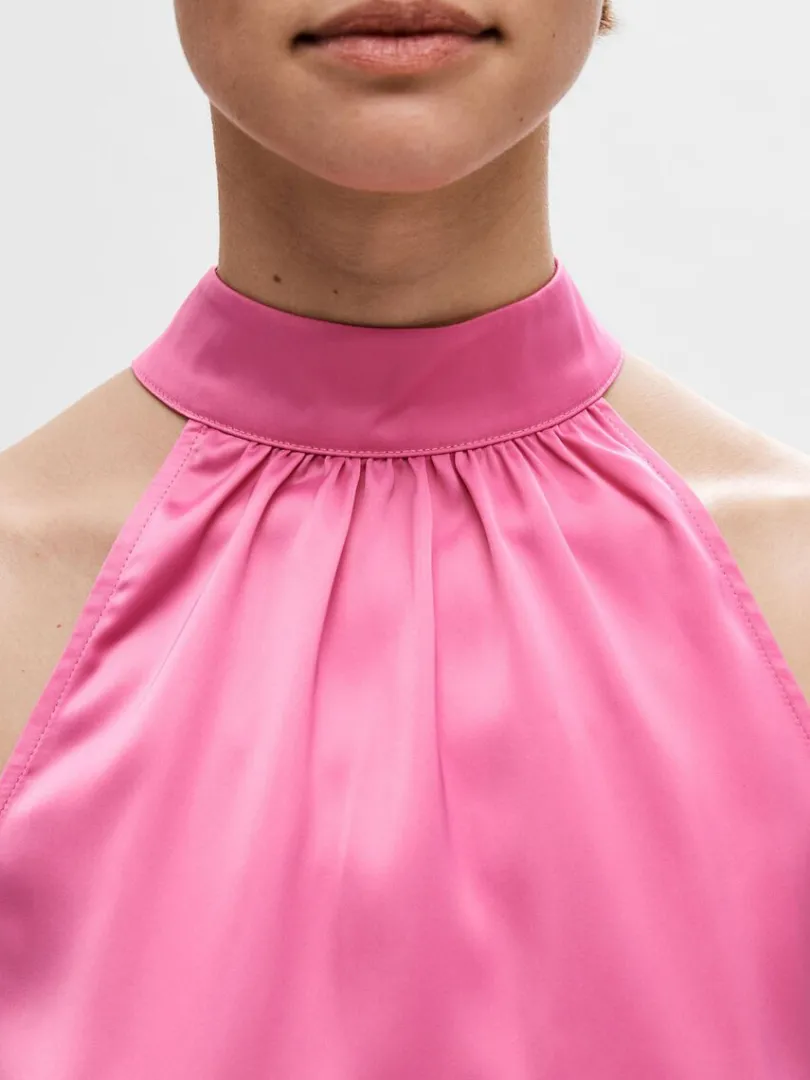 satin_halterneck_top_3.webp Toppe Og Bluser>SELECTED SATIN HALTERNECK TOP Pink
