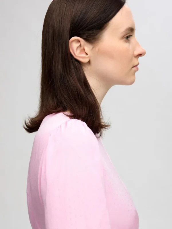Kjoler>SELECTED SATIN MAXIKJOLE Pink