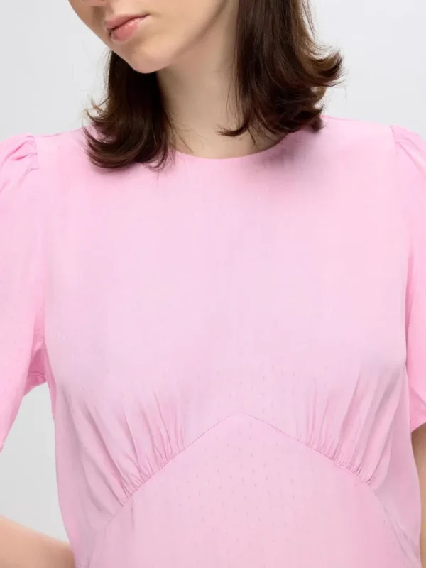 Kjoler>SELECTED SATIN MAXIKJOLE Pink