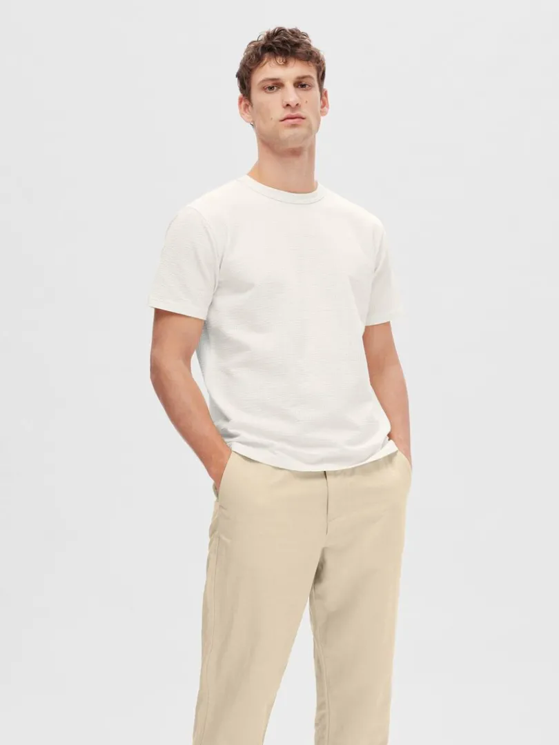 seersucker_tshirt_0.webp T-shirts>SELECTED SEERSUCKER T-SHIRT White