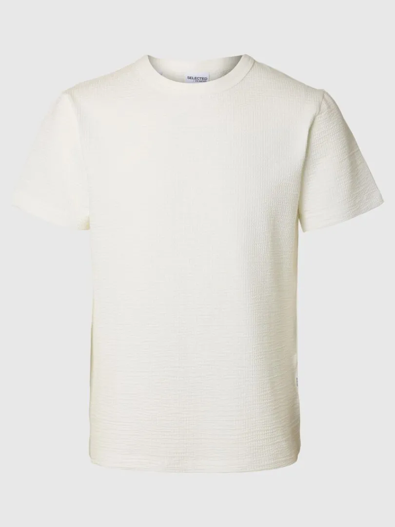 seersucker_tshirt_5.webp T-shirts>SELECTED SEERSUCKER T-SHIRT White