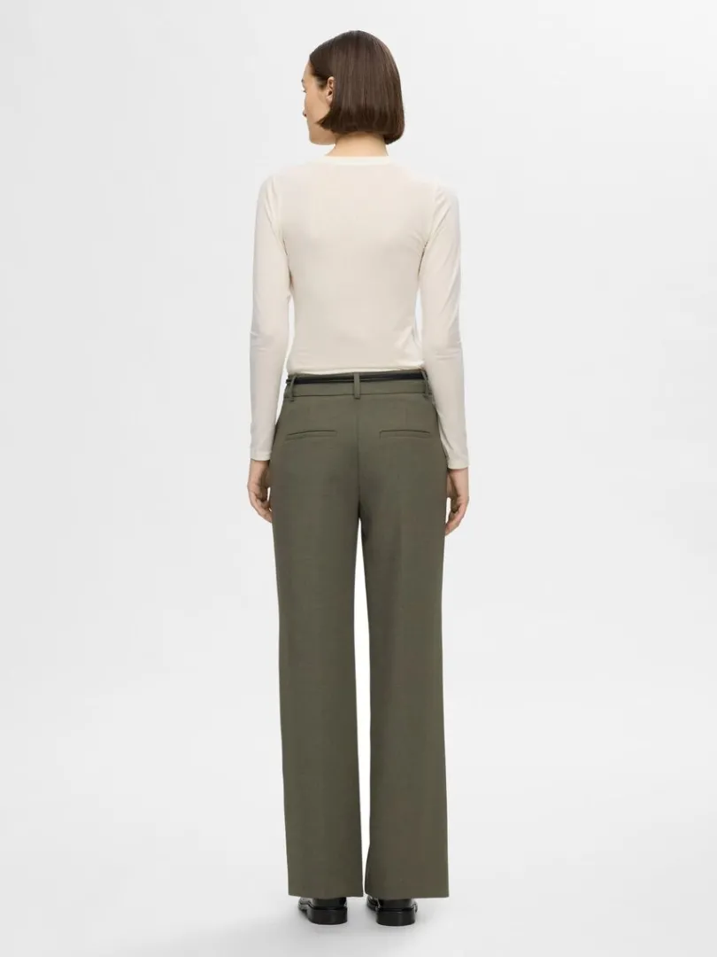 skrddersyede_brede_bukser_4-2.webp Bukser>SELECTED SKRÆDDERSYEDE BREDE BUKSER Green
