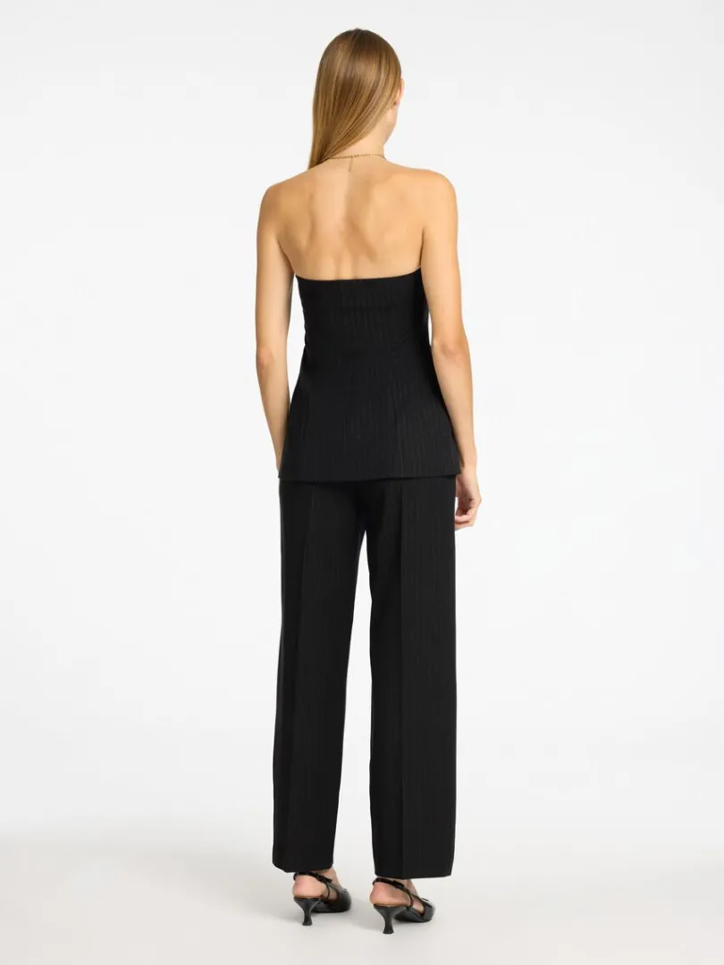 skrddersyede_bustier_top_4.webp Toppe Og Bluser>SELECTED SKRÆDDERSYEDE BUSTIER TOP Black