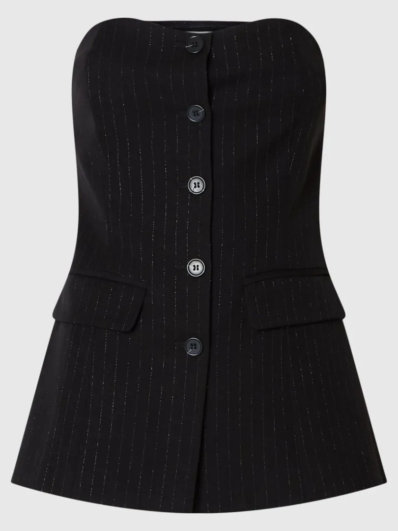 skrddersyede_bustier_top_5.webp Toppe Og Bluser>SELECTED SKRÆDDERSYEDE BUSTIER TOP Black