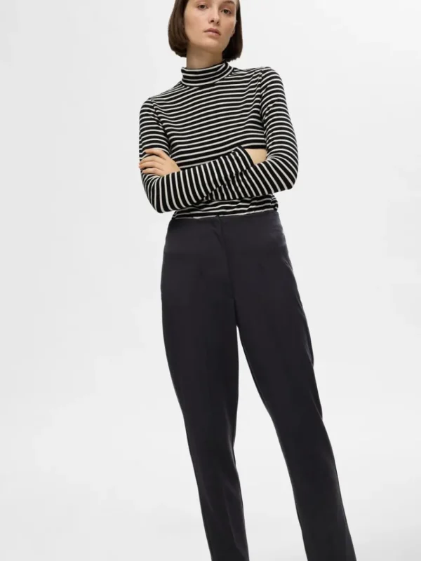Bukser | Jakkesæt & Blazers>SELECTED SKRÆDDERSYEDE TAPERED BUKSER Black