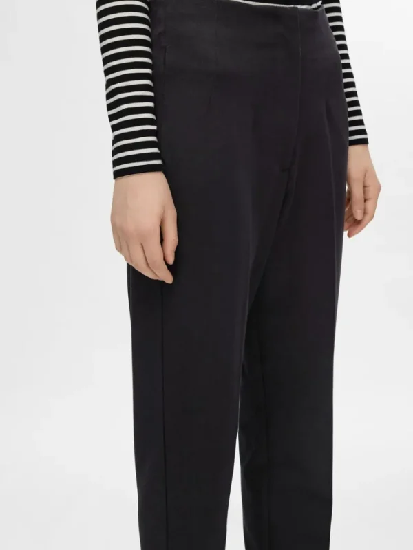 Bukser | Jakkesæt & Blazers>SELECTED SKRÆDDERSYEDE TAPERED BUKSER Black