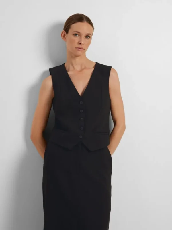 Jakkesæt & Blazers | Toppe Og Bluser>SELECTED SKRÆDDERSYEDE VEST Black