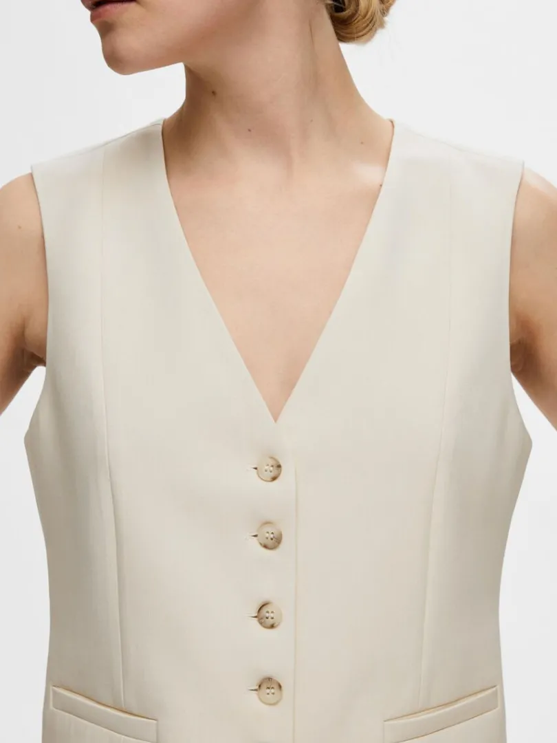 skrddersyede_vest_3.webp Toppe Og Bluser>SELECTED SKRÆDDERSYEDE VEST Beige