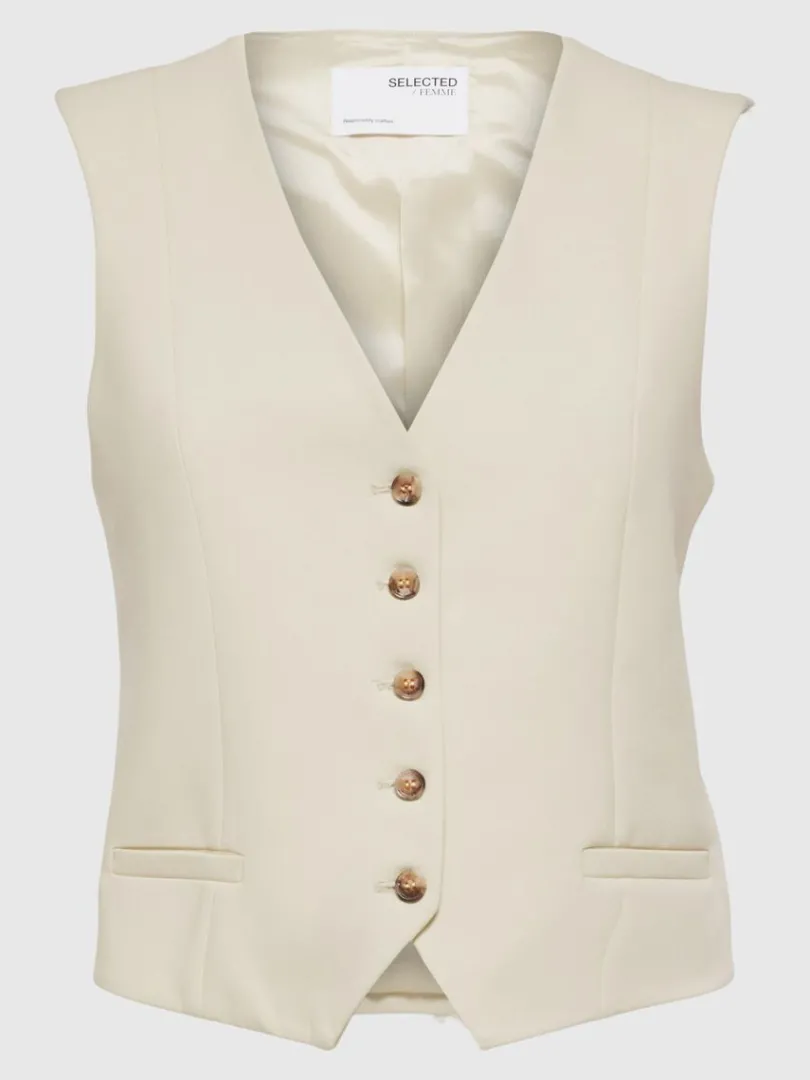 skrddersyede_vest_5.webp Toppe Og Bluser>SELECTED SKRÆDDERSYEDE VEST Beige