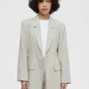Jakkesæt & Blazers>SELECTED SLIM FIT BLAZER Beige