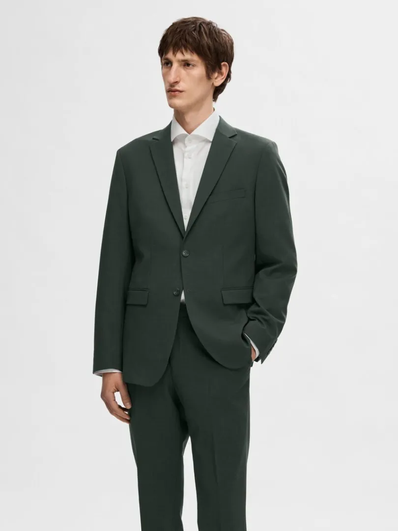slim_fit_blazer_0-13.webp Jakkesæt & Blazers>SELECTED SLIM FIT BLAZER Green