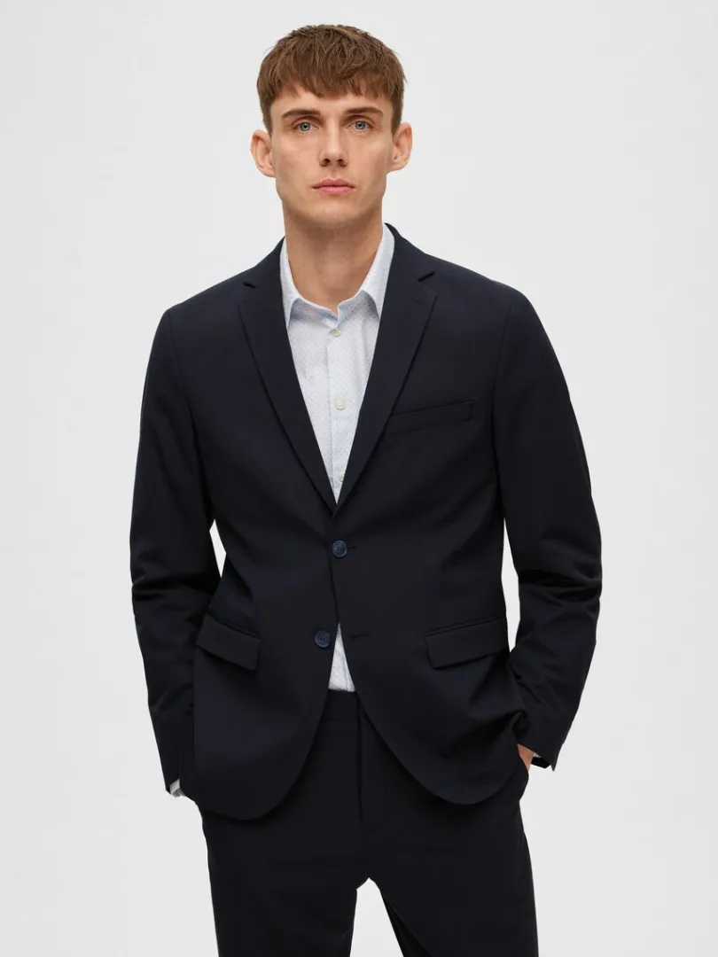 slim_fit_blazer_0-16.webp Jakkesæt & Blazers>SELECTED SLIM FIT BLAZER Blue