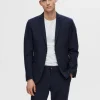 Jakkesæt & Blazers>SELECTED SLIM FIT BLAZER Blue
