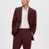 Jakkesæt & Blazers>SELECTED SLIM FIT BLAZER Red