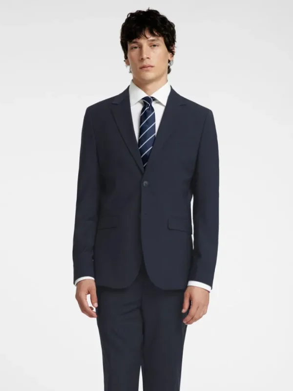 Jakkesæt & Blazers>SELECTED SLIM FIT BLAZER Blue