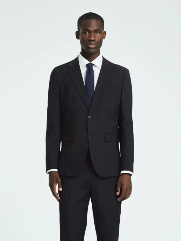 Jakkesæt & Blazers>SELECTED SLIM FIT BLAZER Black