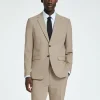 Jakkesæt & Blazers>SELECTED SLIM FIT BLAZER Beige