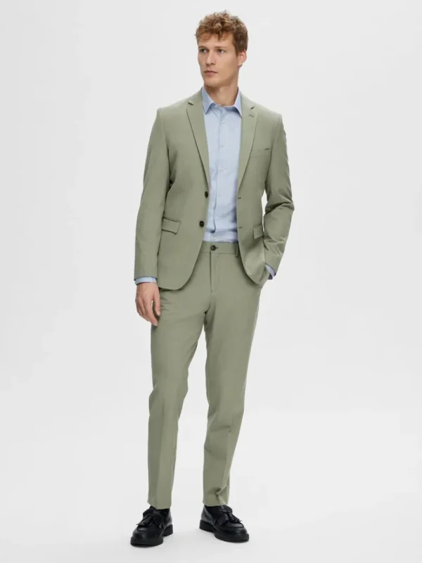 Jakkesæt & Blazers>SELECTED SLIM FIT BLAZER Green