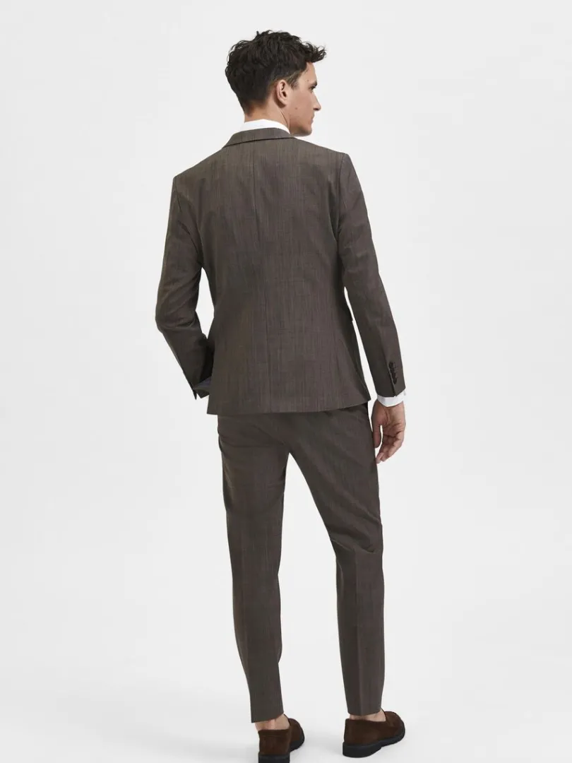 slim_fit_blazer_1-25.webp Jakkesæt & Blazers>SELECTED SLIM FIT BLAZER Brown