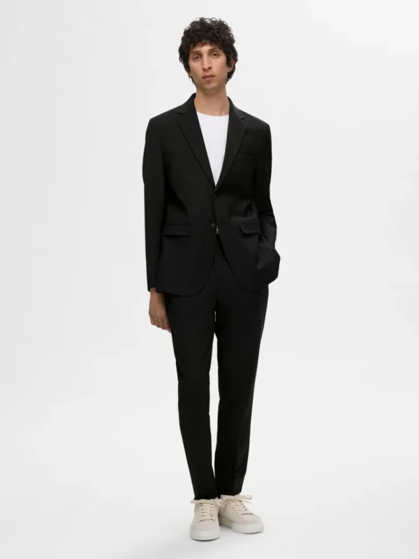 Jakkesæt & Blazers>SELECTED SLIM FIT BLAZER Black