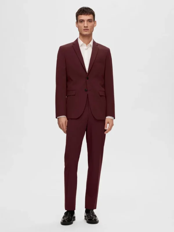 Jakkesæt & Blazers>SELECTED SLIM FIT BLAZER Red