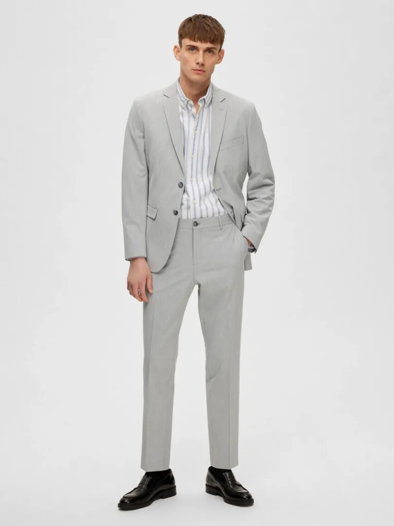 slim_fit_blazer_2-15.webp Jakkesæt & Blazers>SELECTED SLIM FIT BLAZER Grey